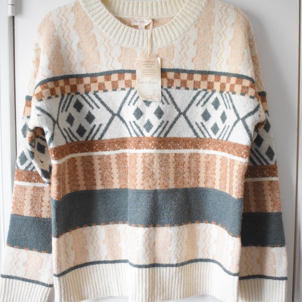Aztec Knit Sweater